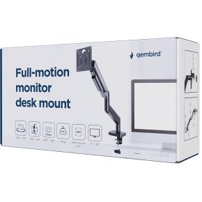 Gembird ma da1 04 flat panel bureau 6 orig - Gembird MA-DA1-04 tot 32" Bureausteun (zwart)
