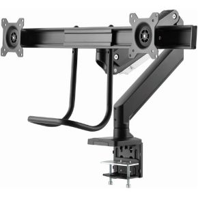 Gembird ma da2 04 flat panel bureau 4 orig - Gembird MA-DA2-04 voor 2 schermen tot 32" Bureausteun (zwart)