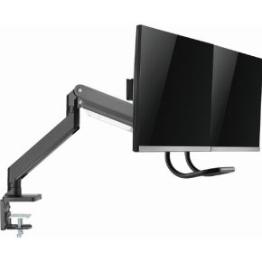 Gembird ma da2 04 flat panel bureau 7 orig - Gembird MA-DA2-04 voor 2 schermen tot 32" Bureausteun (zwart)