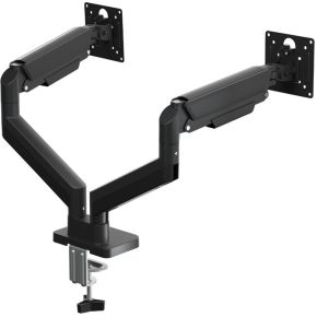 Gembird ma da2 06 flat panel bureau 7 orig - Gembird MA-DA2-06 voor 2 schermen tot 32" Bureausteun (zwart)