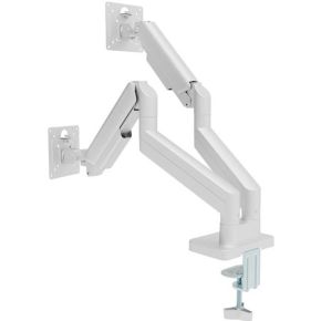 Gembird ma da2 06 w flat panel 2 orig - Gembird MA-DA2-06-W voor 2 schermen tot 32" Bureausteun (wit)