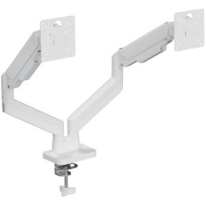 Gembird ma da2 06 w flat panel 5 orig - Gembird MA-DA2-06-W voor 2 schermen tot 32" Bureausteun (wit)
