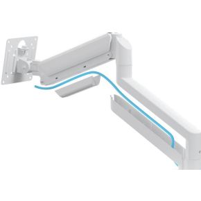 Gembird ma da2 06 w flat panel 7 orig - Gembird MA-DA2-06-W voor 2 schermen tot 32" Bureausteun (wit)