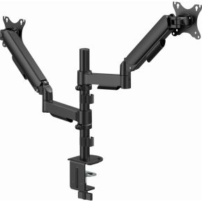 Gembird ma da2p 02 flat panel bureau 3 orig - Gembird MA-DA2P-02 voor 2 schermen tot 32" Bureausteun (zwart)
