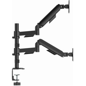 Gembird ma da2p 02 flat panel bureau 4 orig - Gembird MA-DA2P-02 voor 2 schermen tot 32" Bureausteun (zwart)