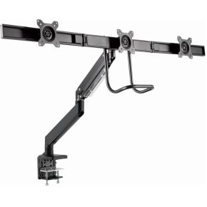 Gembird ma da3 03 triple flat panel 2 orig - Gembird MA-DA3-03 voor 3 schermen tot 27" Bureausteun (zwart)