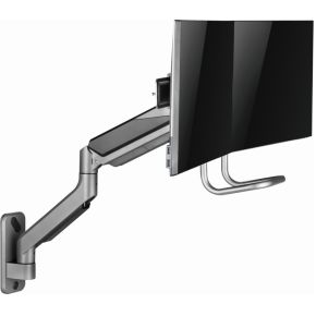 Gembird monitorarm met gasveer en muur 5 orig - Gembird MA-WA2-02 voor 2 schermen tot 32" Muurbeugel (grijs)