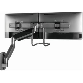 Gembird monitorarm met gasveer en muur 6 orig - Gembird MA-WA2-02 voor 2 schermen tot 32" Muurbeugel (grijs)