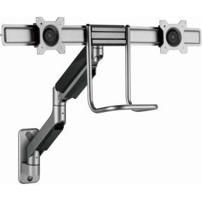 Gembird monitorarm met gasveer en muur