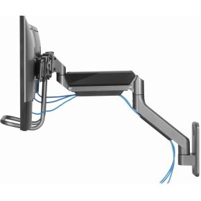 Gembird monitorarm met gasveer voor 3 6 orig - Gembird Monitorarm Met voor 3 schermen tot 27" Muurbeugel (grijs)