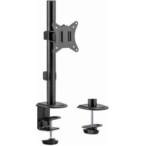 Gembird single display steun zwart 2 orig - Gembird Bureau Monitorarm Voor Enkele tot 32" Bureausteun (zwart)