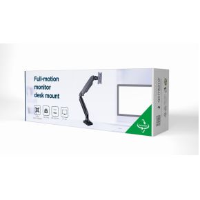 Gembird single monitorarm 35 zwart 7 orig - Gembird MA-DA1-03 tot 35" Bureausteun (zwart)