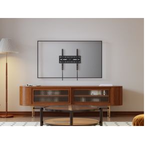 Gembird wm 75f 02 tv bevestiging 190 6 orig - Gembird WM-75F-02 tot 75" Muurbeugel (zwart)