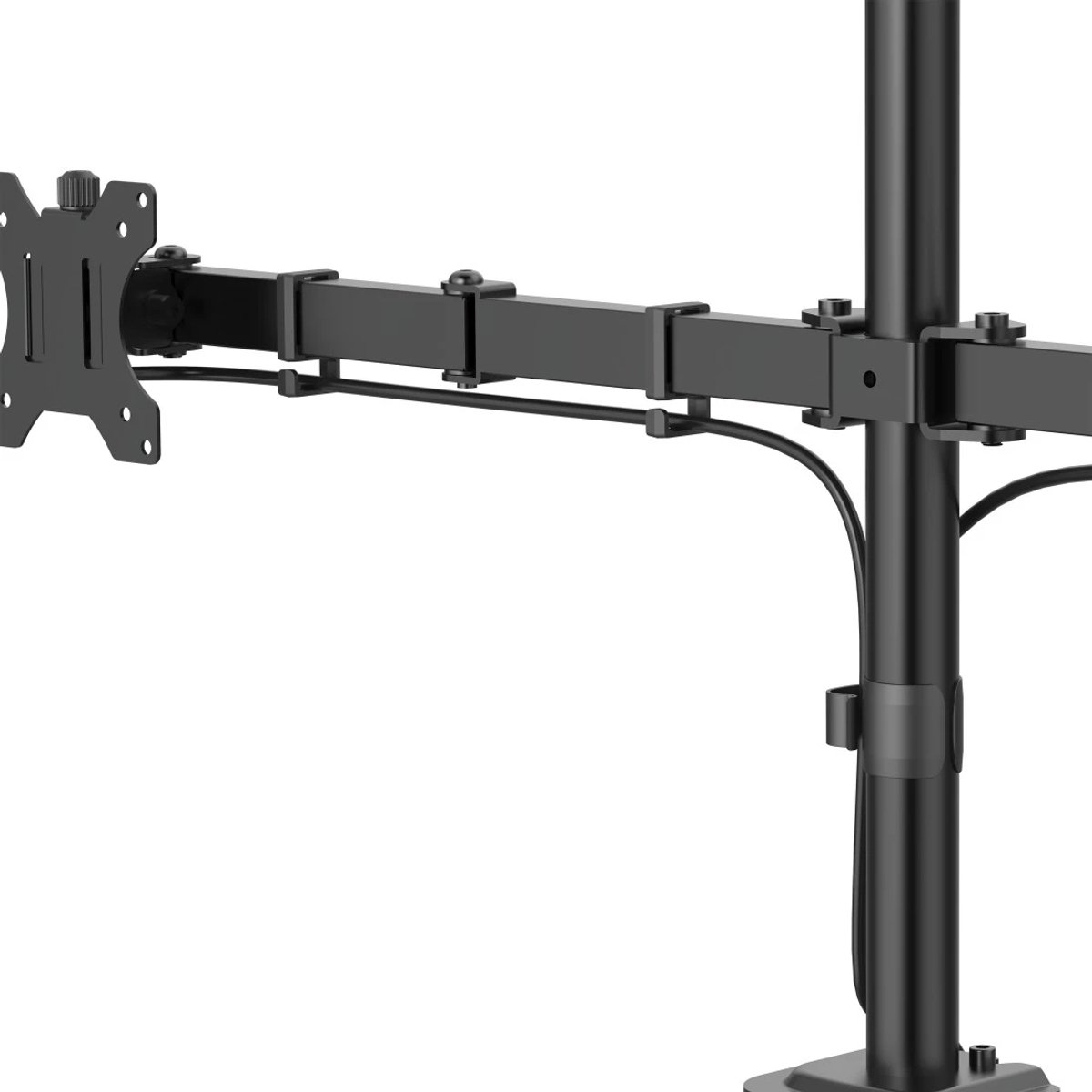 Hama monitorarm 2 monitoren in hoog 9554339 2 orig - Hama Monitorarm 2 voor 2 schermen tot 35" Bureausteun (zwart)
