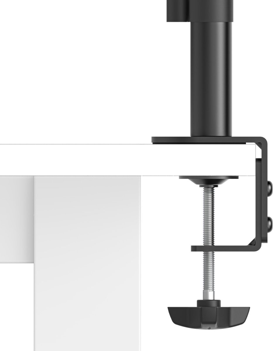 Hama monitorarm 3 monitoren in hoog 2 orig - Hama Monitorarm 3 voor 3 schermen tot 27" Bureausteun (zwart)