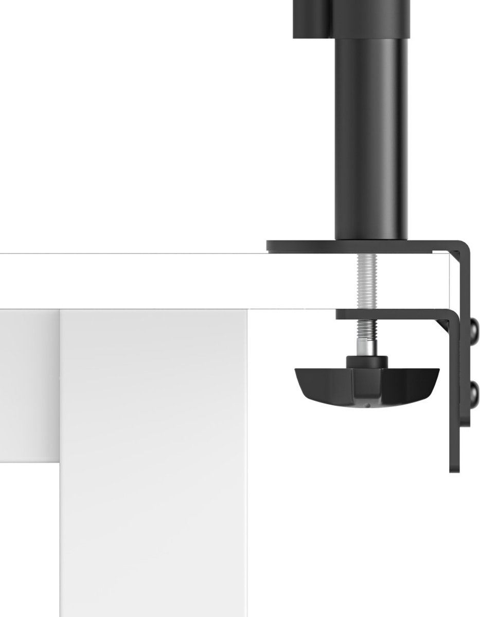 Hama monitorarm 3 monitoren in hoog 4 orig - Hama Monitorarm 3 voor 3 schermen tot 27" Bureausteun (zwart)