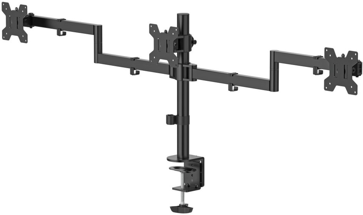Hama monitorarm 3 monitoren in hoog