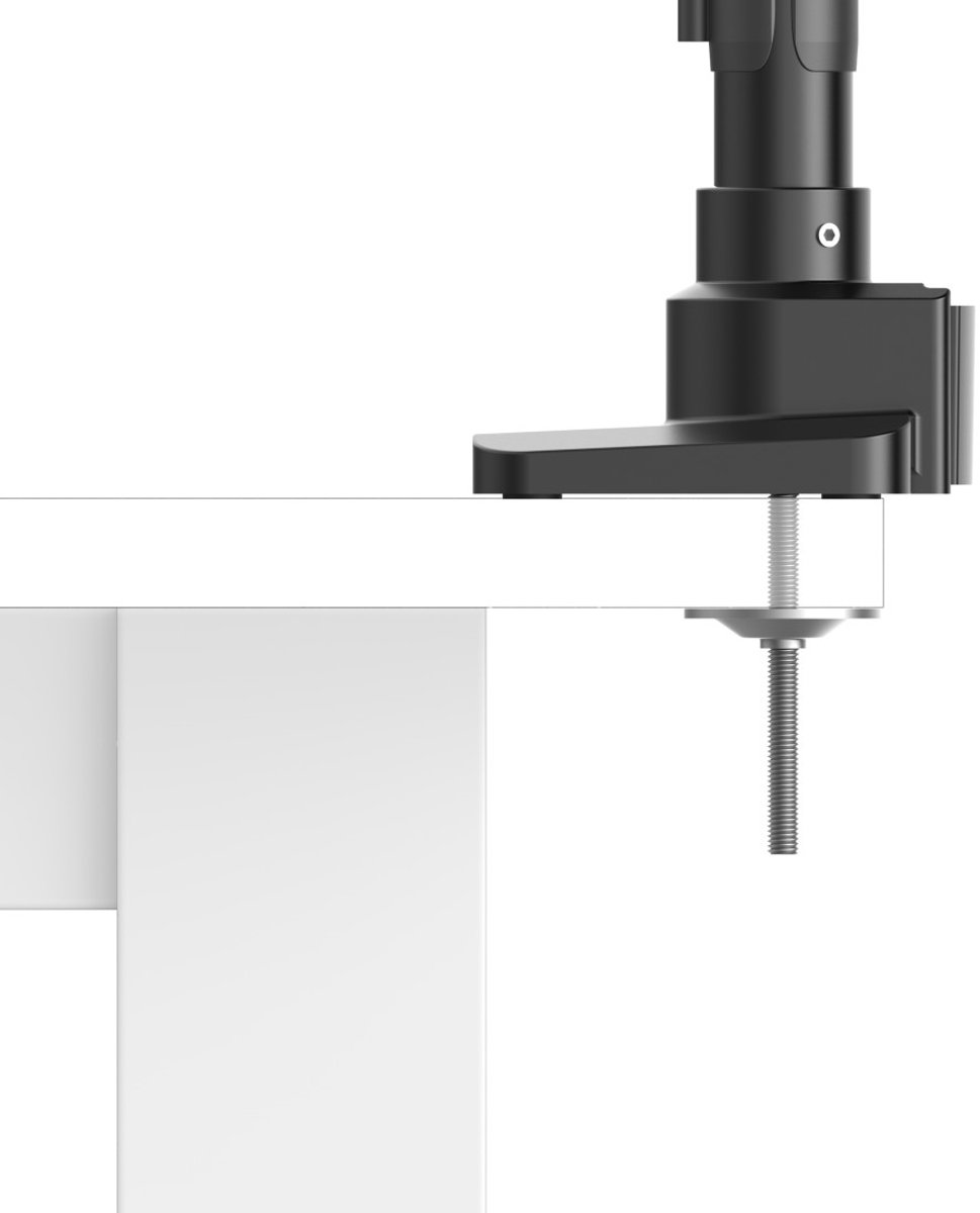 Hama monitorarm 3 monitoren met gas 2 orig - Hama Monitorarm 3 voor 3 schermen tot 32" Bureausteun (zwart)