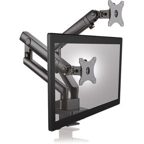 Icy box ib ms314 t monitorarm 4 orig - ICY BOX IB-MS314-T voor 2 schermen tot 32" Bureausteun (zwart)
