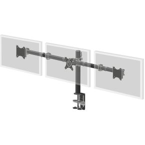 Iiyama ds1003c b1 drievoudige monitor 3 orig - iiyama DS1003C-B1 voor 3 schermen tot 27" Bureausteun (zwart)