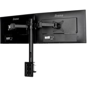 Iiyama dubbele bureausteun arm ds1002 6 orig - iiyama Dsg3001C-R1 voor 2 schermen tot 32" Bureausteun (zwart)