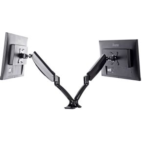 Iiyama dubbele gasveer monitorarm ds3 7 orig - iiyama Dubbele gasveer voor 2 schermen tot 27" Bureausteun (zwart)