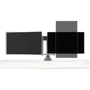 Kensington smartfit 81 3 cm 32 bureau 2 orig - Kensington K58272WW voor 2 schermen tot 32" Bureausteun (grijs)