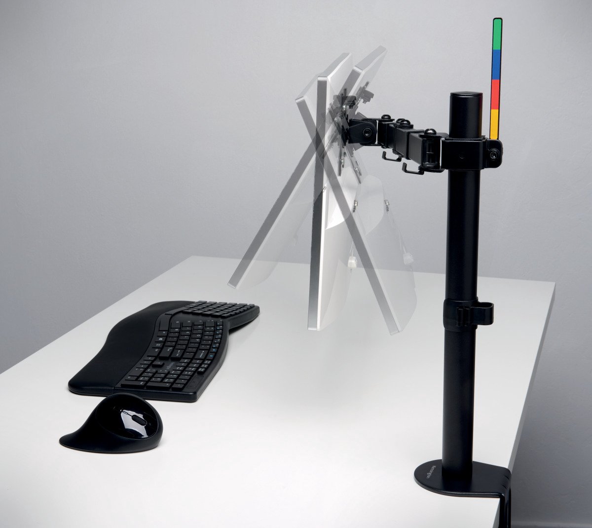 Kensington smartfit ergo monitorarm arm v 4 orig - Kensington Smartfit Ergo tot 34" Bureausteun (zwart)
