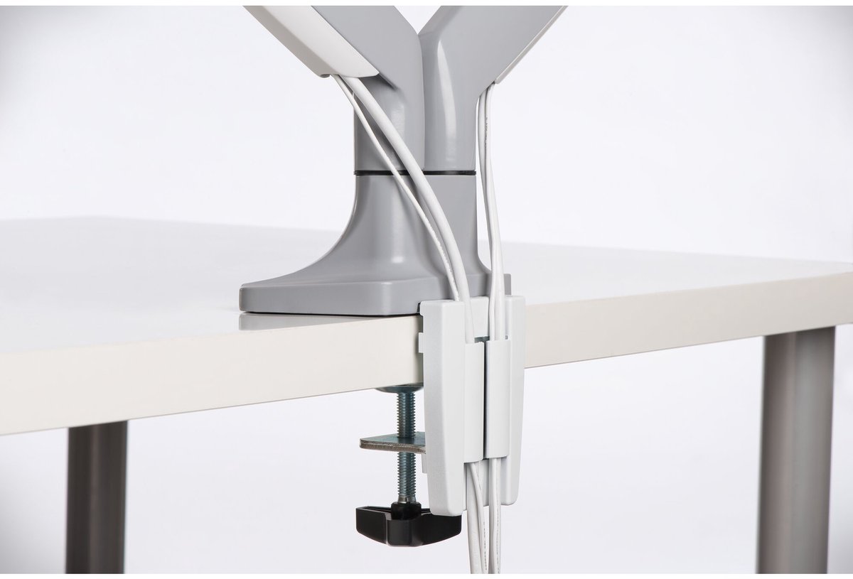 Kensington smartfit monitorarm verstelbaa 10 orig - Kensington Smartfit tot 32" Bureausteun (zilver)