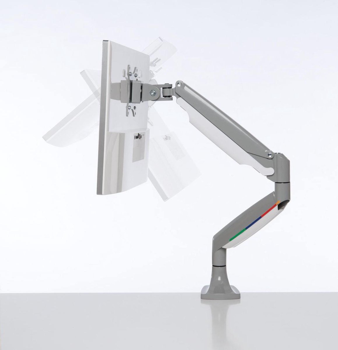 Kensington smartfit monitorarm verstelbaa 8 orig - Kensington Smartfit tot 32" Bureausteun (zilver)