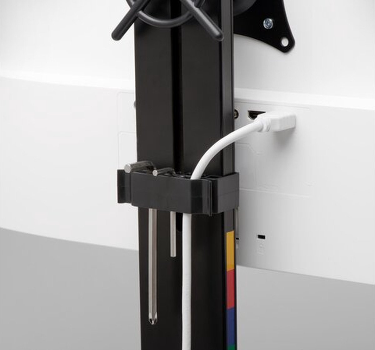 Kensington smartfit ruimtebesparende enke 5 orig - Kensington Ruimtebesparende Enkele tot 32" Bureausteun (zwart)