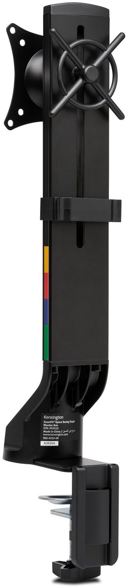 Kensington smartfit ruimtebesparende enke 7 orig - Kensington Ruimtebesparende Enkele tot 32" Bureausteun (zwart)