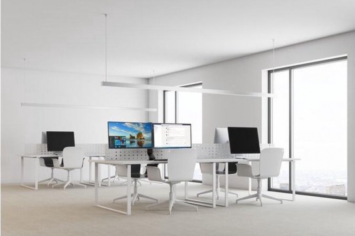 Kensington smartfit space saving dubbele 10 orig - Kensington Space-Saving voor 2 schermen tot 27" Bureausteun (zwart)
