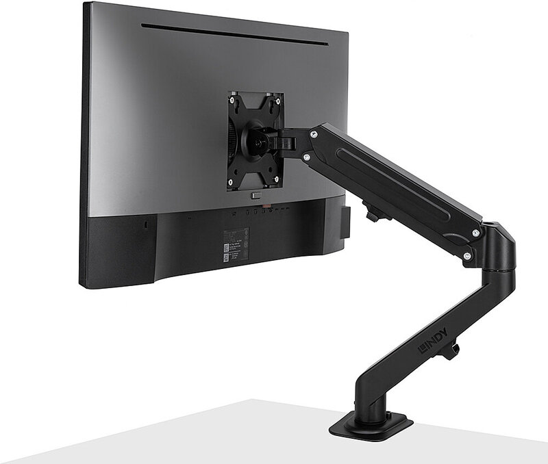 Lindy 40707 flat panel bureau steun 3 orig - Lindy 40707 tot 27" Bureausteun (zwart)