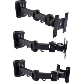 Lindy lcd multi joint wall bracket 3 orig - Lindy 40765 Muurbeugel (zwart)