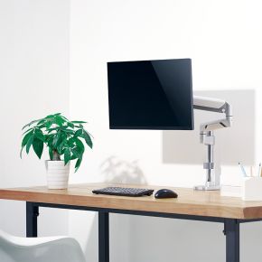 Logilink bp0087 flat panel bureau steun 7 orig - Logilink BP0087 tot 32" Bureausteun (zilver)