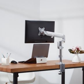 Logilink bp0087 flat panel bureau steun 8 orig - Logilink BP0087 tot 32" Bureausteun (zilver)