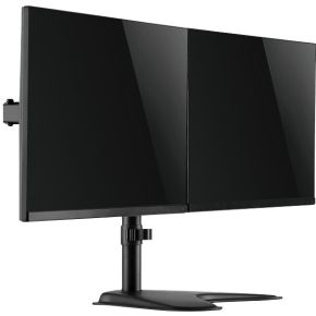 Logilink bp0099 dual monitor arm staand 3 orig - LogiLink Bp0099 voor 2 schermen tot 32" Monitorstandaard (zwart)