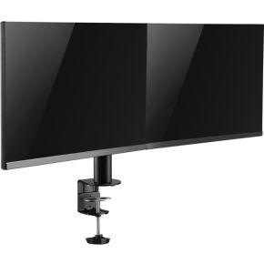 Logilink bp0106 flat panel bureau steun 2 orig - Logilink BP0106 voor 2 schermen tot 32" Bureausteun (zwart)