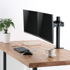 Logilink bp0106 flat panel bureau steun 6 orig - Logilink BP0106 voor 2 schermen tot 32" Bureausteun (zwart)
