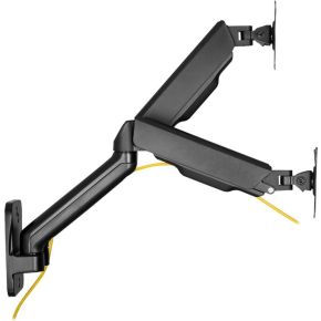 Logilink bp0146 monitorarm muurbevestig 3 orig - Logilink BP0146 voor 2 schermen tot 32" Muurbeugel (zwart)