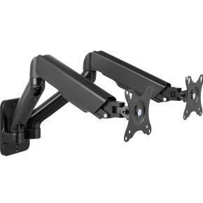 Logilink bp0146 monitorarm muurbevestig 6 orig - Logilink BP0146 voor 2 schermen tot 32" Muurbeugel (zwart)