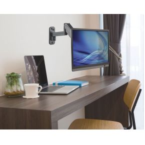 Manhattan 461610 flat panel muur steun 8 6 orig - Manhattan 461610 tot 32" Muurbeugel (zwart)