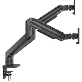 Manhattan 462587 flat panel bureau steun 7 orig - Manhattan 462587 voor 2 schermen tot 45" Bureausteun (zwart)