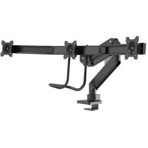 Neomounts 24 monitorarm voor 3 schermen 4 orig - Neomounts NM-D775DX3BLACK voor 3 schermen tot 27" Bureausteun (zwart)