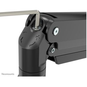 Neomounts 24 monitorarm voor 3 schermen 7 orig - Neomounts NM-D775DX3BLACK voor 3 schermen tot 27" Bureausteun (zwart)