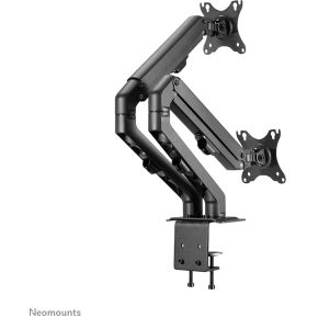 Neomounts 27 monitorarm zwart fpma d650d 5 orig - Neomounts FPMA-D650DBLACK voor 2 schermen tot 27" Bureausteun (zwart)