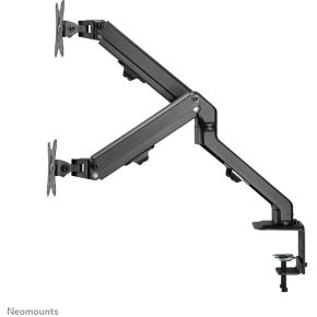 Neomounts 27 monitorarm zwart fpma d650d 6 orig - Neomounts FPMA-D650DBLACK voor 2 schermen tot 27" Bureausteun (zwart)