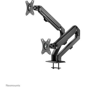 Neomounts 27 monitorarm zwart fpma d650d 8 orig - Neomounts FPMA-D650DBLACK voor 2 schermen tot 27" Bureausteun (zwart)