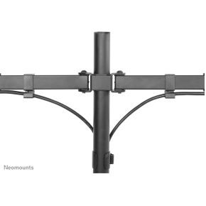 Neomounts 32 desk mount stand fpma d550d 3 orig - Neomounts Flatscreen voor 2 schermen tot 32" Bureausteun (zwart)
